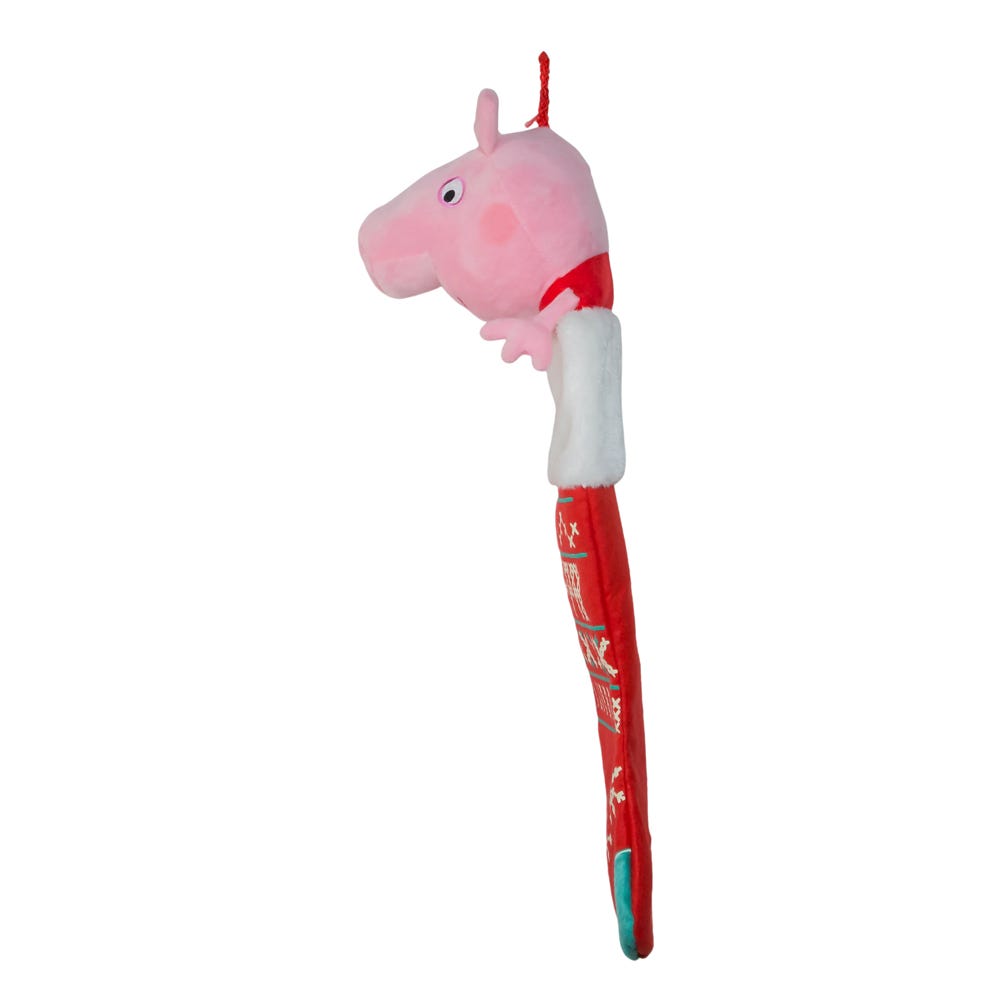 Kurt Adler 19-Inch Peppa Pig Plush Head Stocking